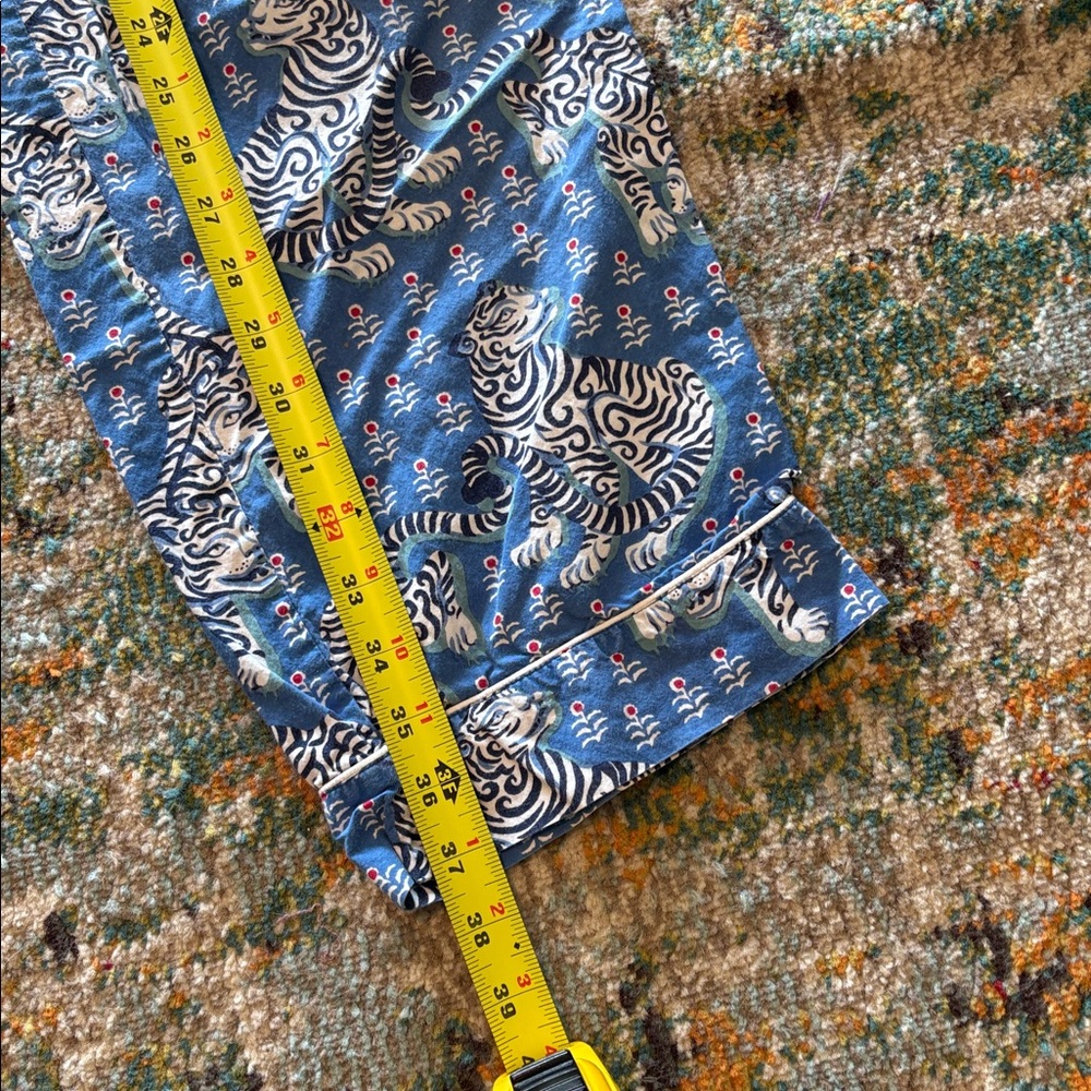 Printfresh Blue “Tiger Queen” Pajama Pants, Size Medium - Picture 7 of 8